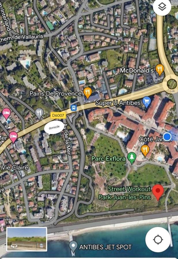 2 Pieces Proche Plage + Parking Golfe-Juan Eksteriør billede